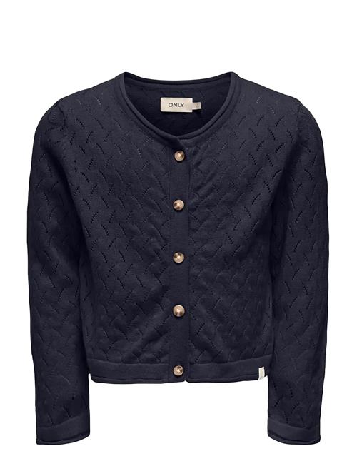 Kmgmegan Life Ls Cardigan Knt Noos Kids Only Navy