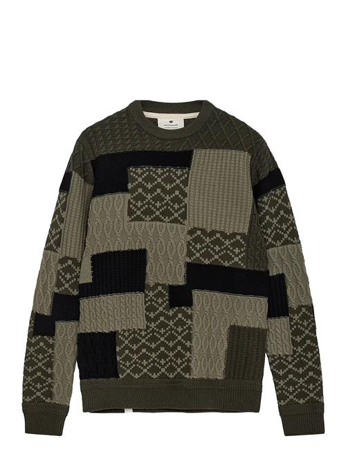 Aksune Patchwork Knit Anerkjendt Khaki