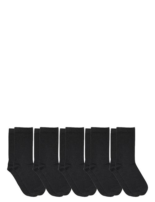 Fine Cotton Socks, 5-Pack Mp Denmark Black