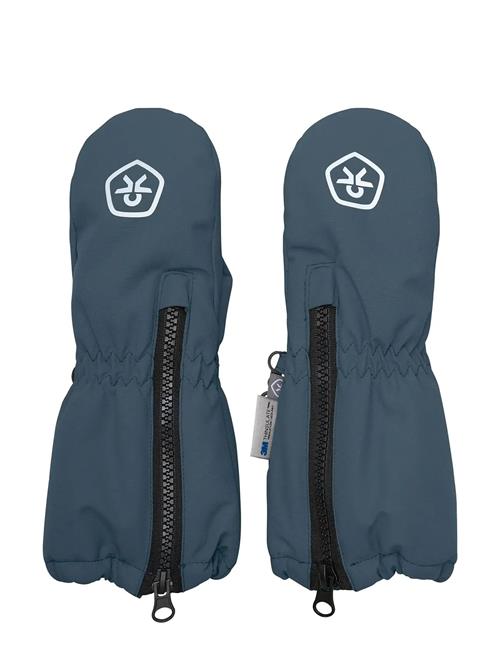 Mittens Long W. Zipper Color Kids Blue