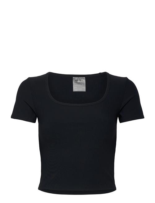 Ribbed Performance Short Sleeve Aim´n Black