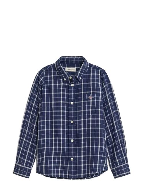 Checked Flannel Bd Shirt GANT Blue