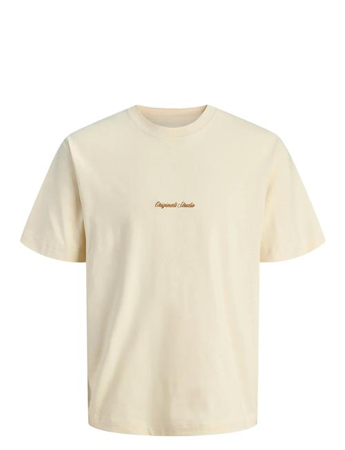 Jack & Jones Jornorrebro Emb Tee Ss Cn Noos Jnr Jack & J S Cream