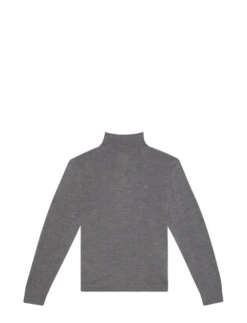 Ls Merino Mock Neck Swtr 14Gg Calvin Klein Grey