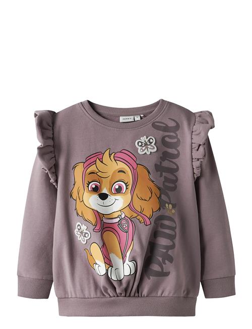 Nmfsanna Paw Sweat Bru Noos Cplg Name It Purple
