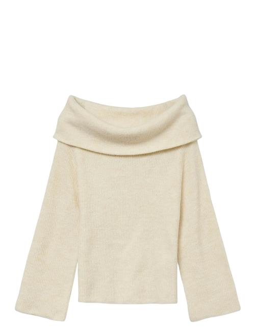 Vmera Ls Off Shoulder Pullover Ga Noos Vero Moda Cream
