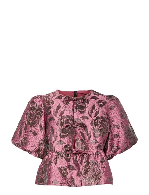 Yasmarie 2/4 Bow Top - D2D YAS Pink