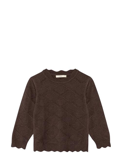 Emily Knit Pullover Fliink Brown