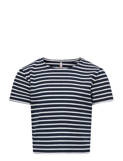 Kognella Striped S/S O-Neck Top Jrs Noos Kids Only Navy
