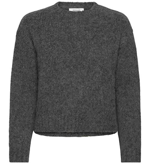 Rosemunde Bluse - Strik - Uld - Medium Grey Melange