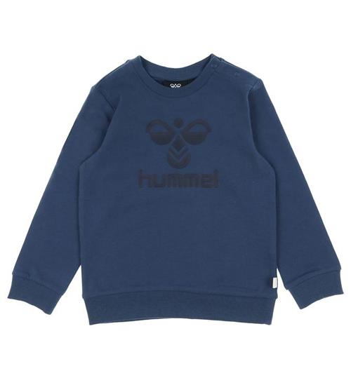 Hummel Sweatshirt - hmlSteen - Ensign Blue m. Logo