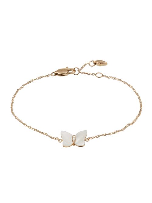FOSSIL Armbånd  guld / perlehvid