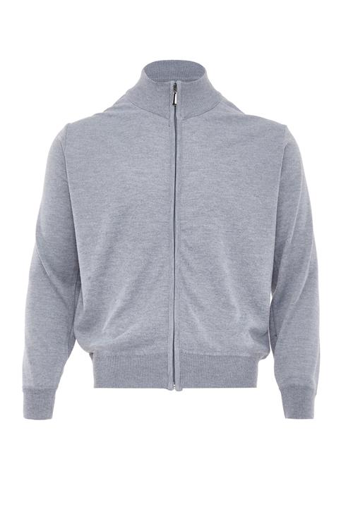 NALLY Cardigan  grå-meleret