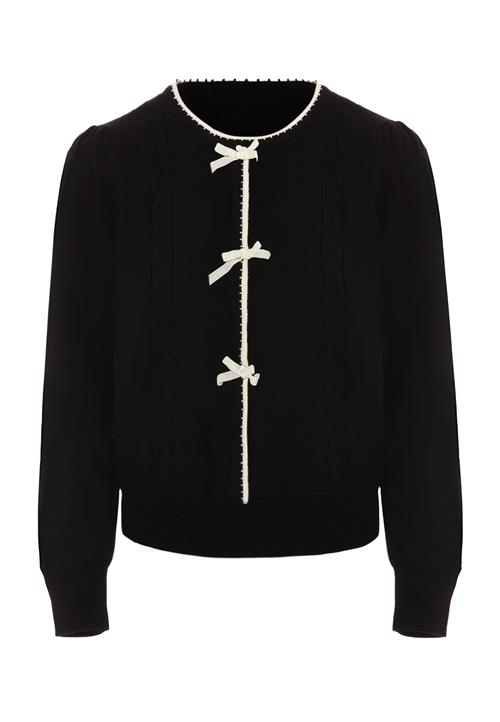NAEMI Cardigan  creme / sort