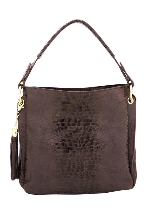 faina Skuldertaske  choko