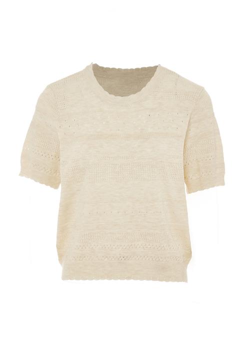 NAEMI Bluse  uldhvid