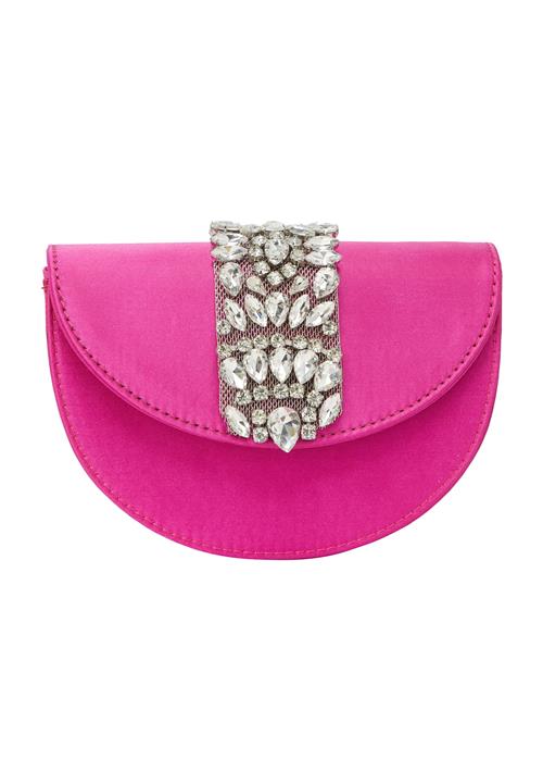 NAEMI Clutch  fuchsia / sølv