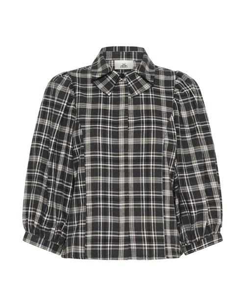 KAREN BY SIMONSEN Bluse 'Elis'  sort / hvid