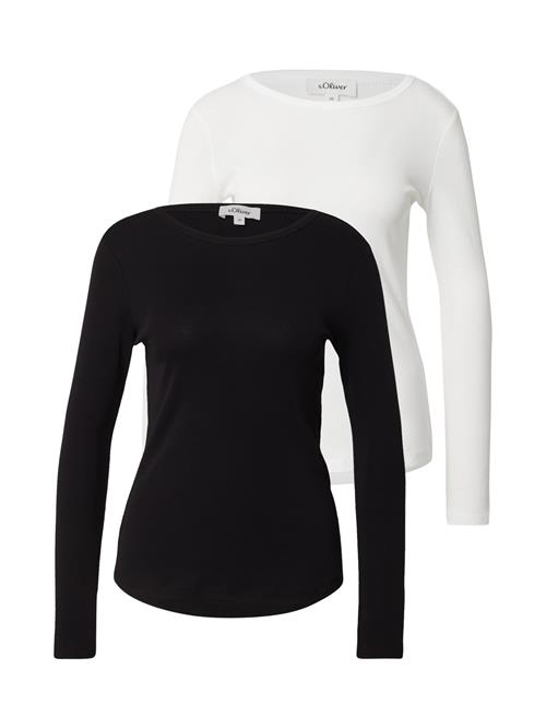 s.Oliver Shirts  sort / hvid