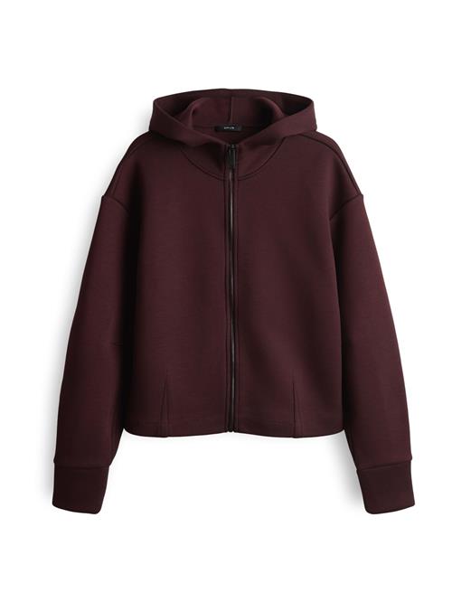OPUS Sweatjakke 'Gulnora'  burgunder