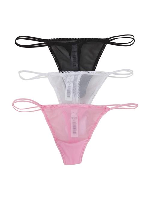 Trendyol String 'Briefs'  lys pink / sort / hvid