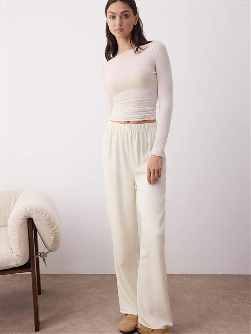 Trendyol Pyjamasbukser  beige / brun