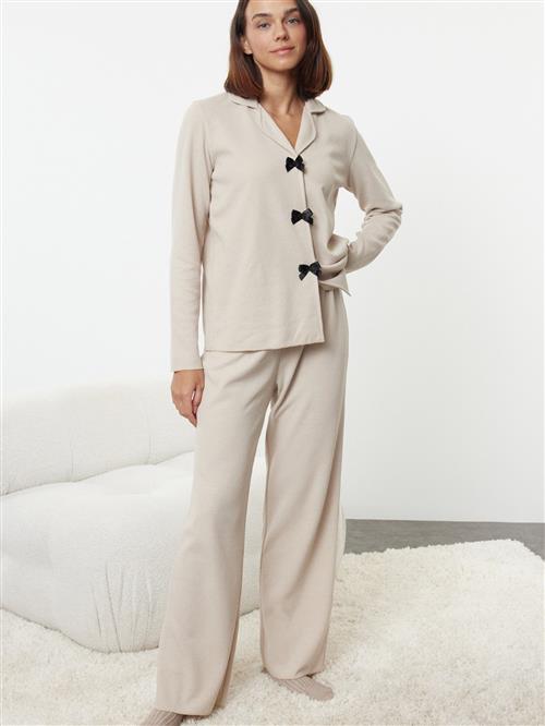 Trendyol Pyjamas  lysebeige / sort