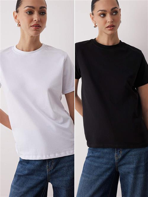 Trendyol Shirts  sort / hvid