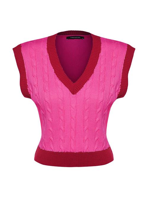 Trendyol Strikvest  bær / lys pink
