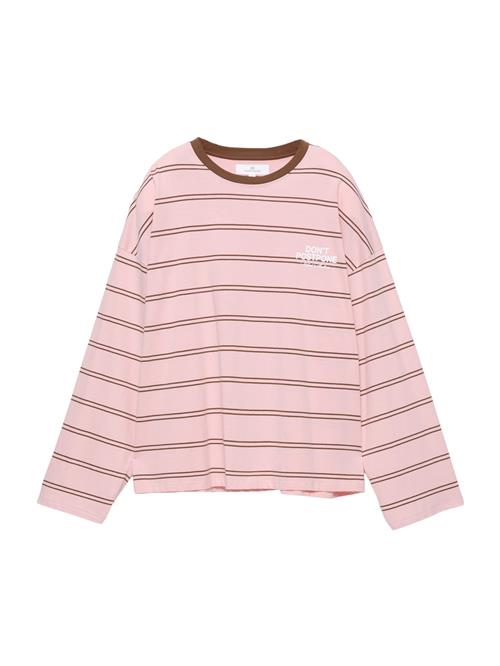 Pull&Bear Shirts  brun / lyserød / hvid