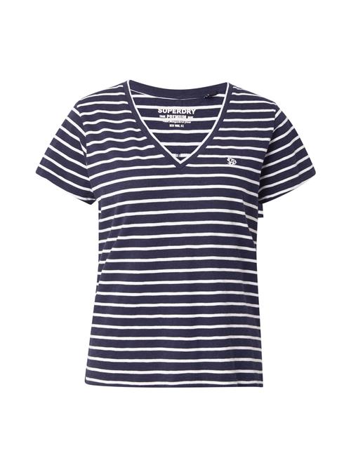 Superdry Shirts 'STUDIOS'  marin / hvid