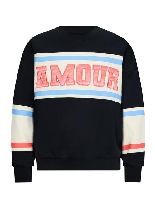 Retour Jeans Sweatshirt 'Gwen'  lysebeige / lyseblå / orange / sort
