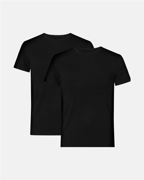 T-shirt 2-pak | 100 Økologisk bomuld | Sort