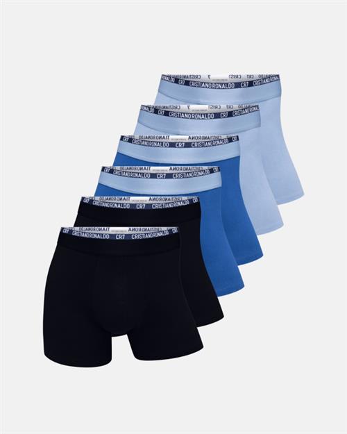 Tights ´basic´ 6-pak | Bomuld | Sort/blå