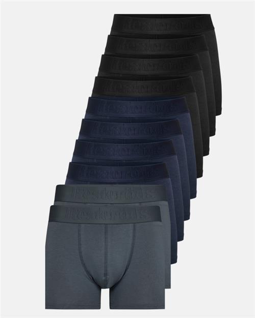 Tights ´gunnar´ 10-pak | Økologisk bomuld | Sort/blå/grå