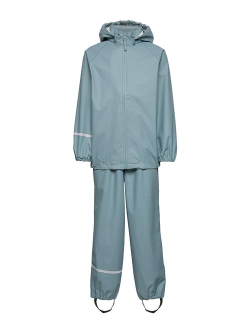 Se Basic Rainwear Set -Recycle Pu CeLaVi Blue ved Booztlet
