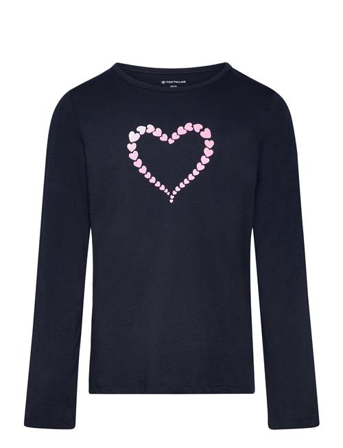 Printed Longsleeve Tom Tailor Navy