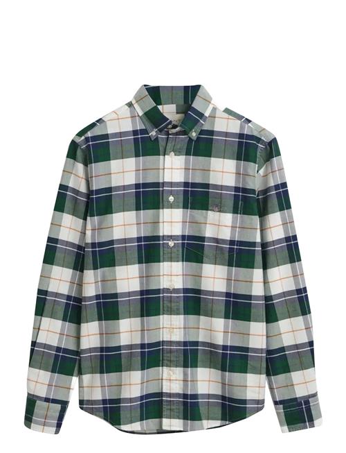 Reg Classic Oxford Check Shirt GANT Green