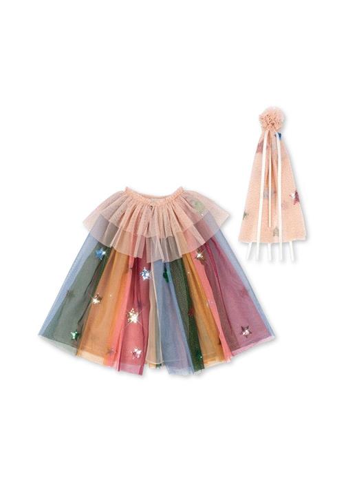 Konges Sløjd Glitter Regnbue-kostume Evening Sand  Evening Sand 2-4 Y  Lyserød  2-4 år 3 Y+ kvinde
