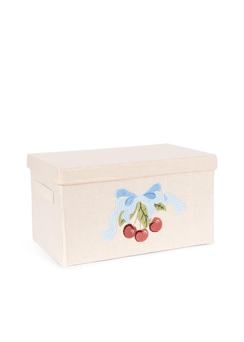 Konges Sløjd Opbevaringskurv Lille Cherry  Cherry One Size  Beige  One Size  kvinde