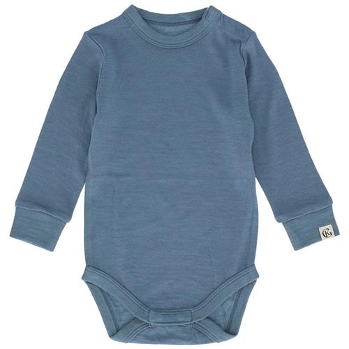 Gullkorn Gullull Wool Baby Body Denimblue 62 cm  Blå  62 cm  unisex