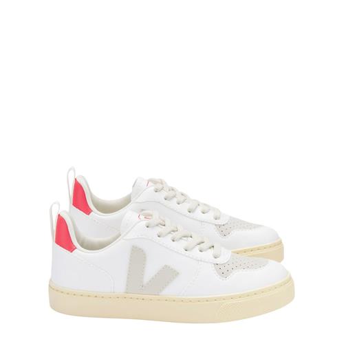 Veja V-10 Sneakere White Pierre Rose-Fluo 34 EU  Hvid  34 EU  unisex