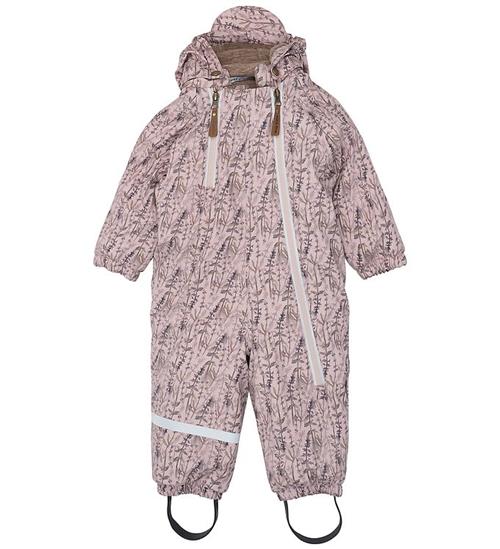 Mikk-Line Flyverdragt - Recycled - PU - AOP - Cloud Gray