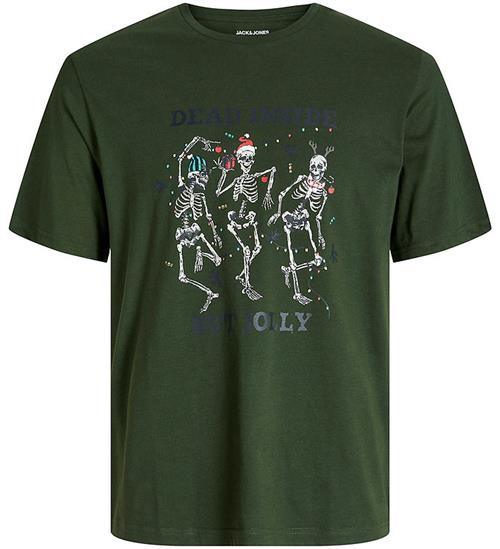 Jack & Jones T-shirt - Jjnoel - XMAS - Kombu Green