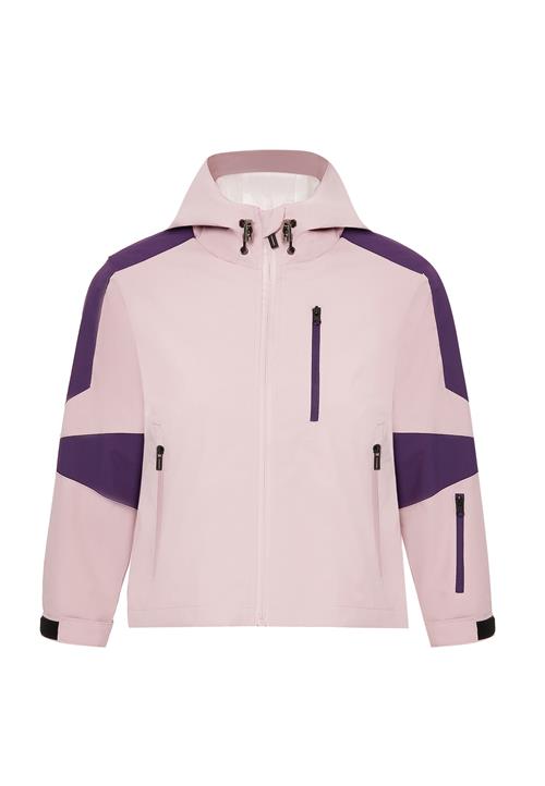 SANIKA Overgangsjakke  lys pink / sort