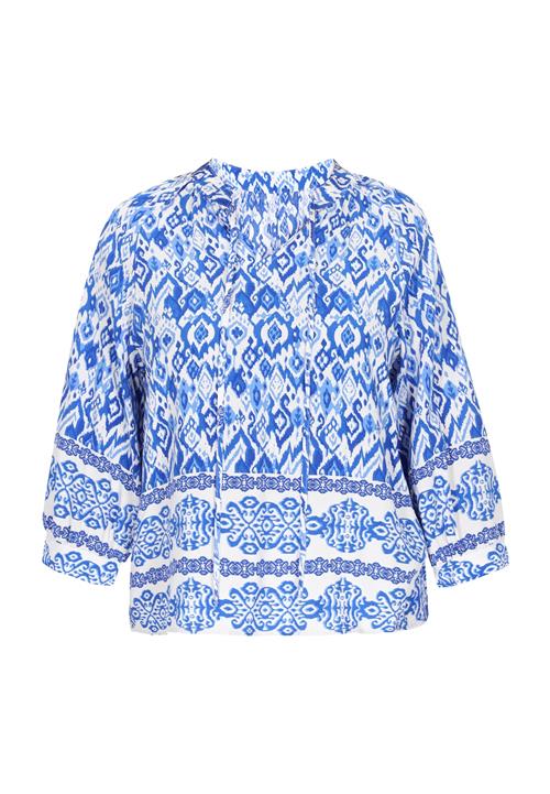 Gaya Bluse 'Fashion Look'  blå / lyseblå / hvid