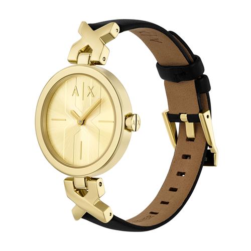 ARMANI EXCHANGE Analogt ur  guld / sort