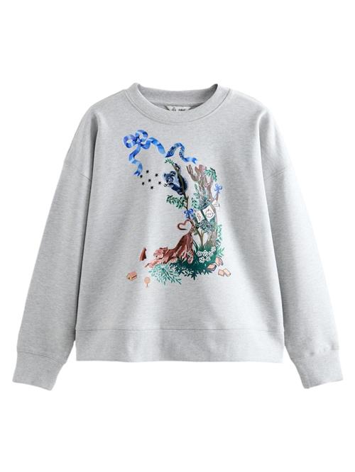 Cath Kidston Sweatshirt 'Great Ormond Street Hospital'  blå / brun / grå-meleret / grøn
