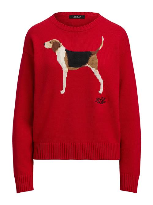 Lauren Ralph Lauren Pullover 'RIEDNEE'  brun / rød / sort / hvid