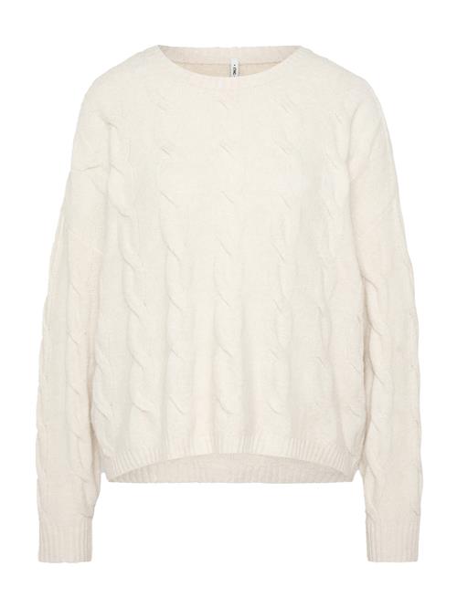 Only Petite Pullover 'ONLJEANETT'  creme
